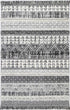 Mono Tribal Lines Cream Anthracite - ADORE RUGS and FLOORING
